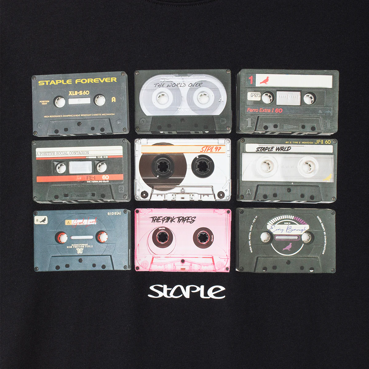 Mixtape Tee 'Black' - Image 3