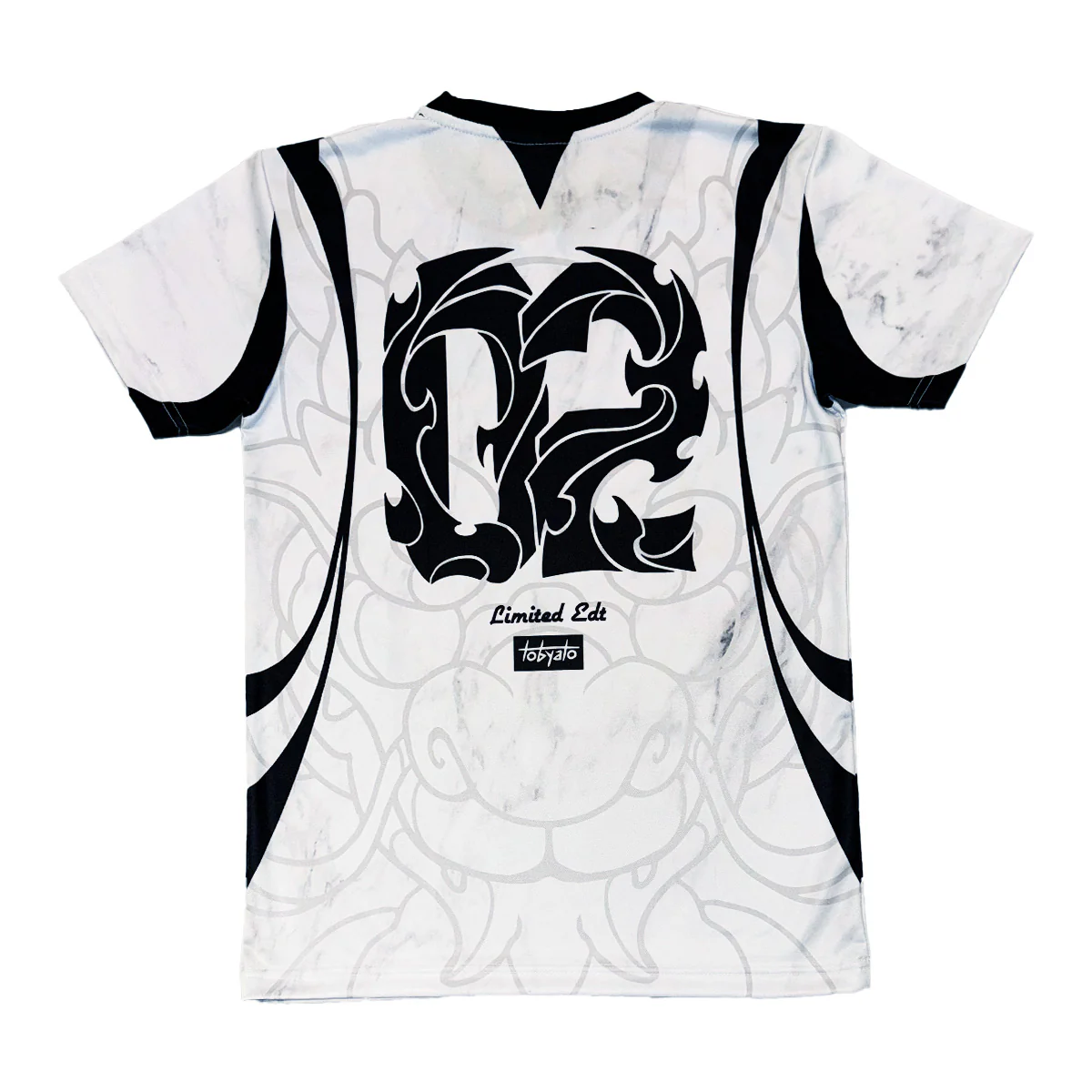 + Limited Edt Sneaker Stone Dragon Jersey 'Black White' - Image 2