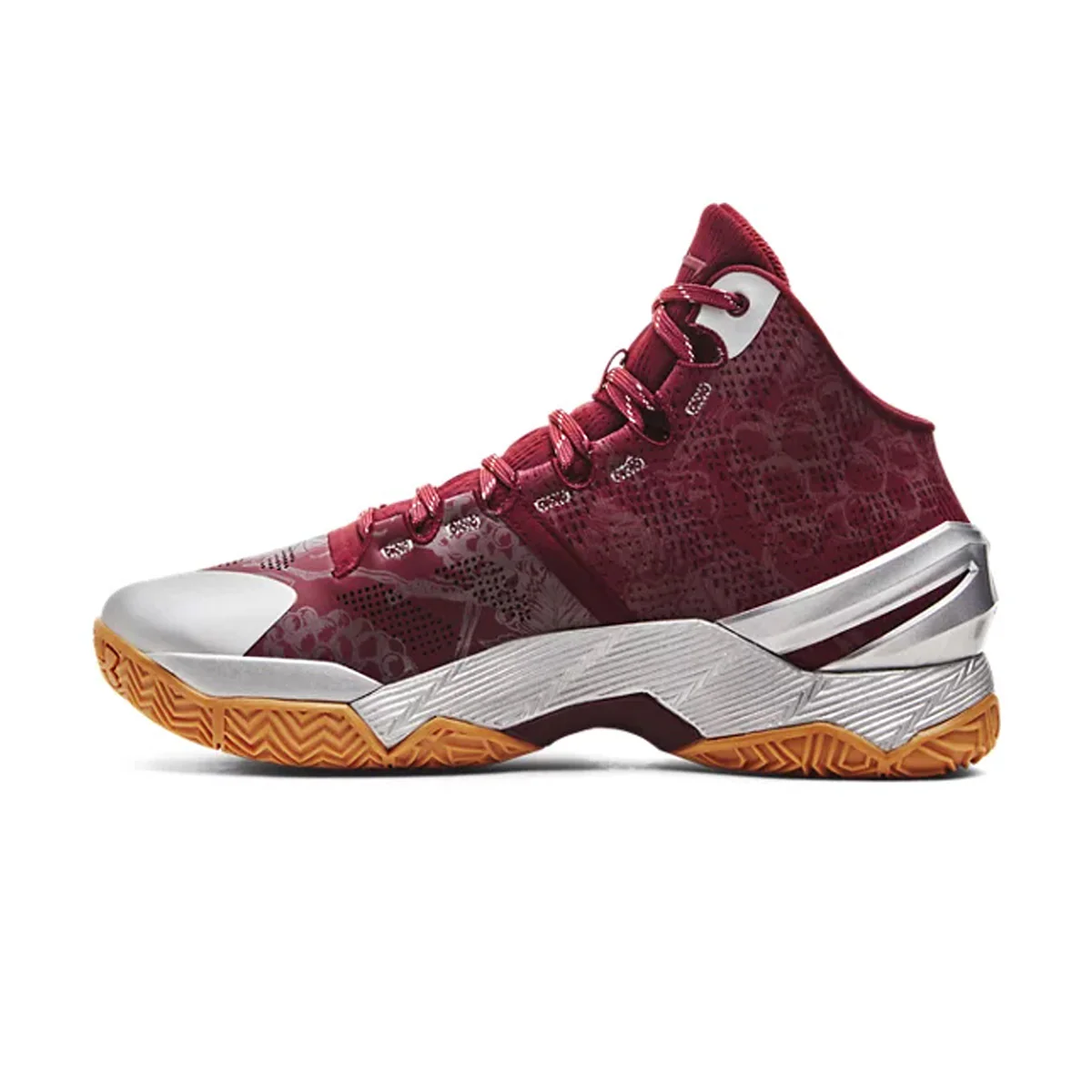 Curry 2 Retro 'Deep Red Metallic Silver' - Image 3