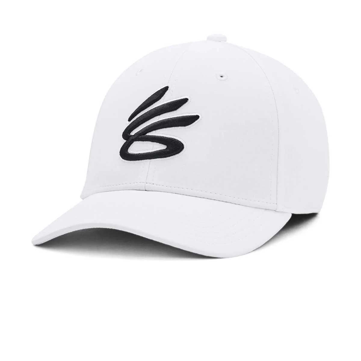 Curry Mid Snapback 'White Black'