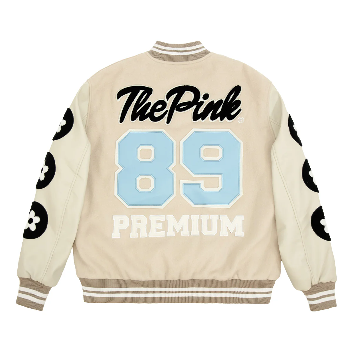 99 Varsity Jacket 'Cream Black' - Image 2