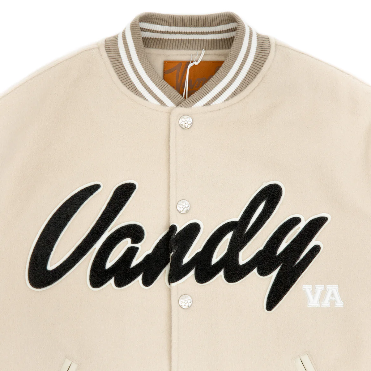 99 Varsity Jacket 'Cream Black' - Image 3