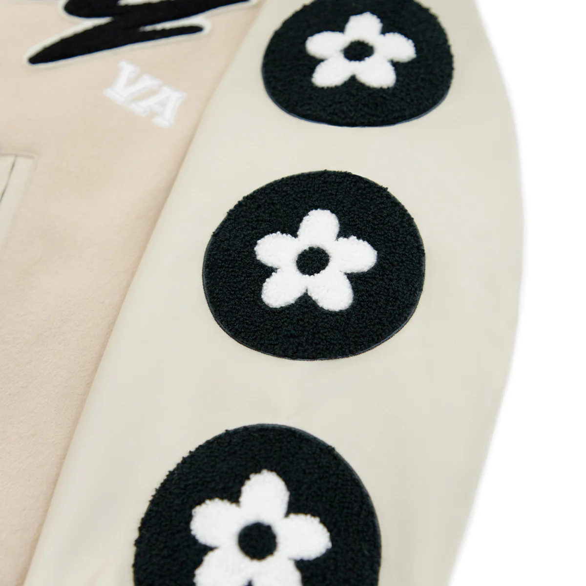 99 Varsity Jacket 'Cream Black' - Image 5