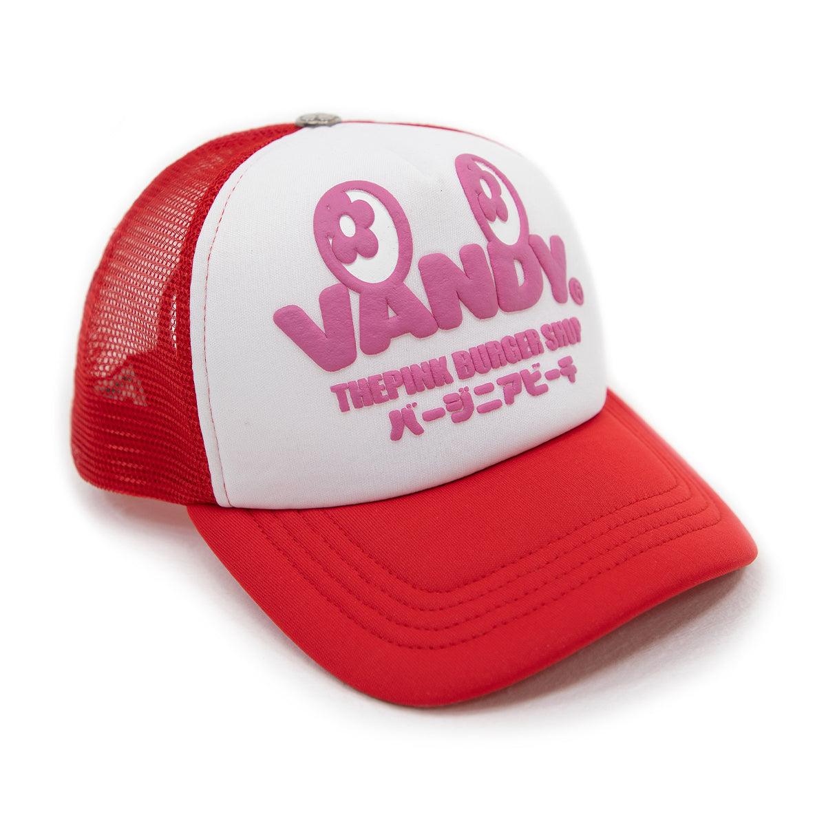 Burgershop Trucker Cap 'Red' - Image 2
