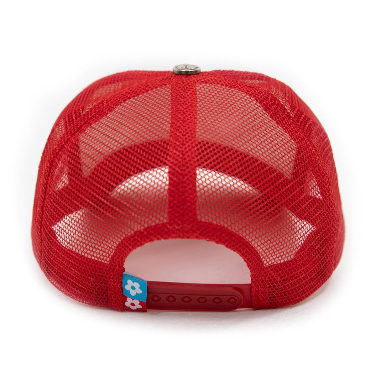 Burgershop Trucker Cap 'Red' - Image 4