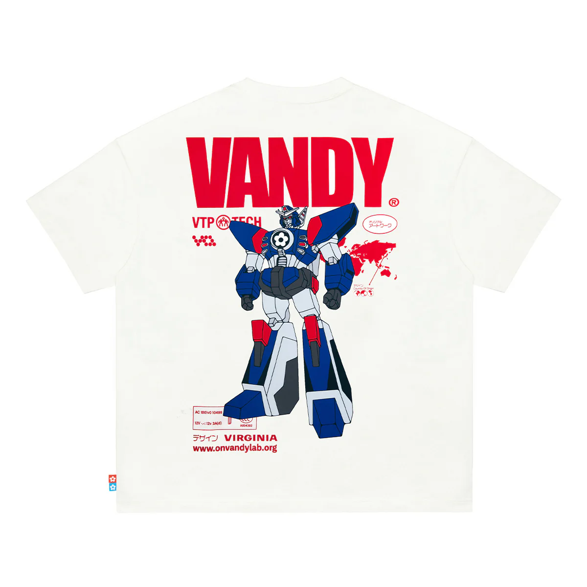 Robot Tee 'White' - Image 2