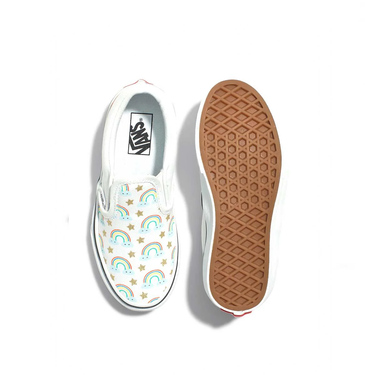 Kid's Classic Slip-On 'Rad Rainbow' - Image 3