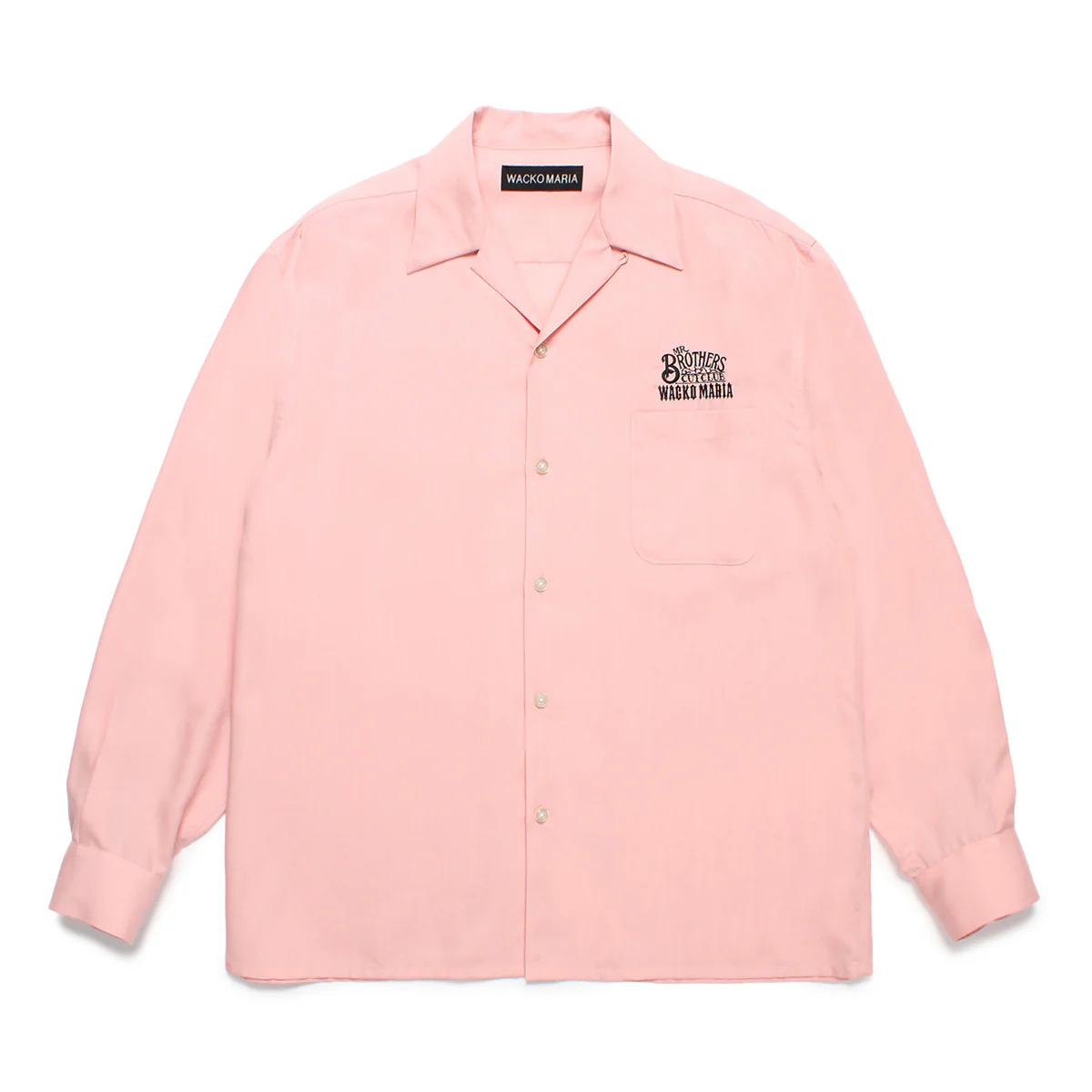 + Mr. Brothers Cut Club 50's L/S Shirt 'Pink'