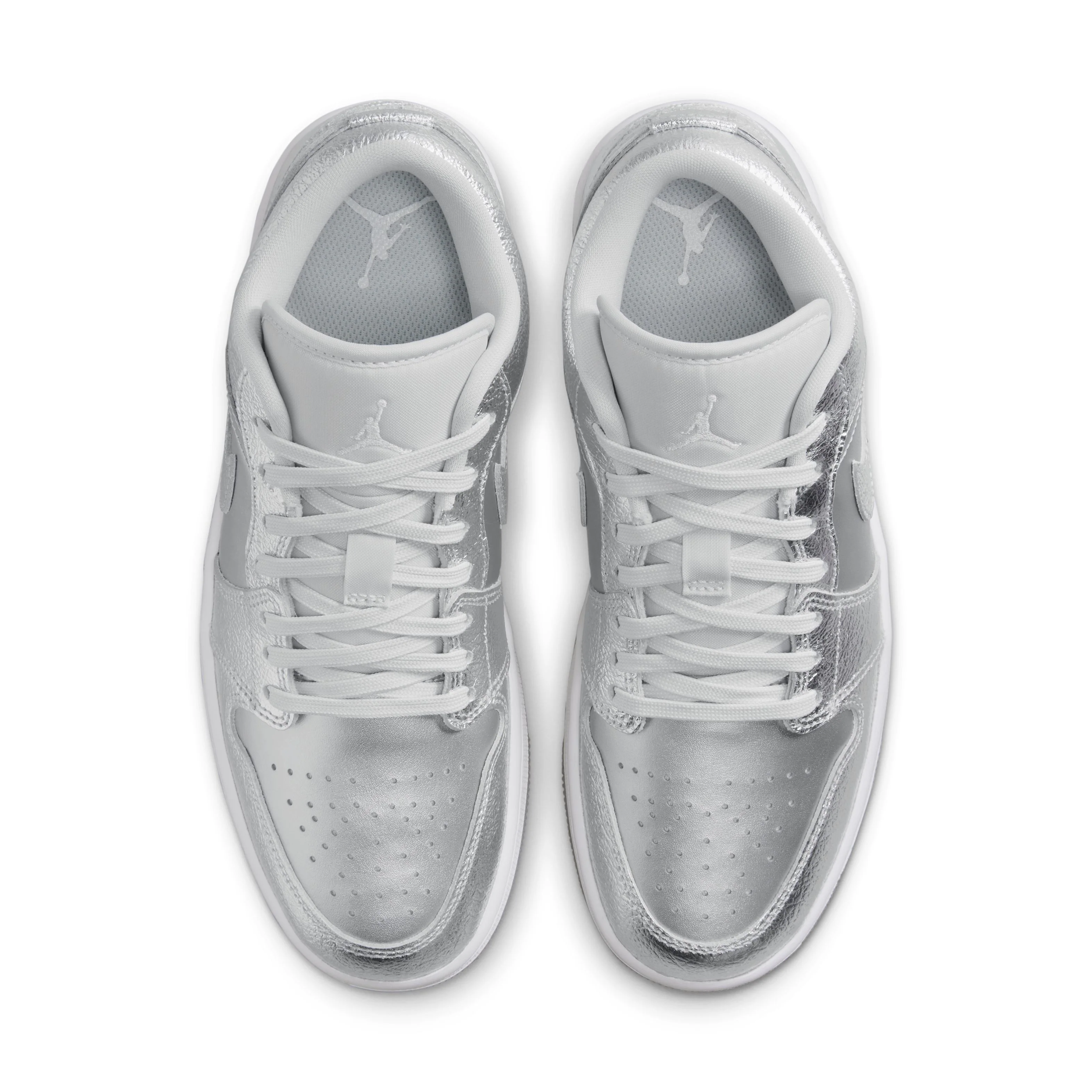Wmns Air Jordan 1 Low SE 'Metallic Silver' - Image 4