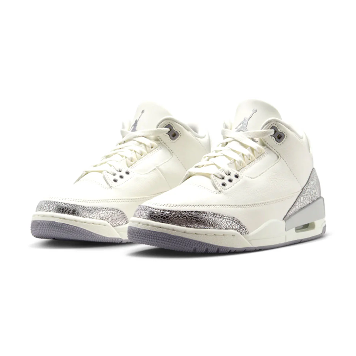 Wmns Air Jordan 3 Retro 'Sail Cement Grey' - Image 2
