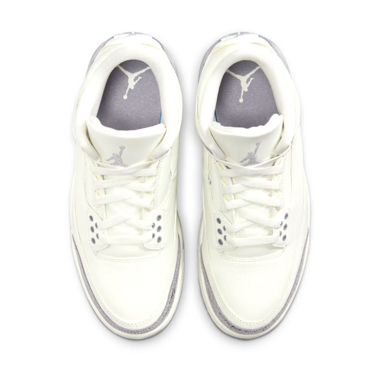 Wmns Air Jordan 3 Retro 'Sail Cement Grey' - Image 4