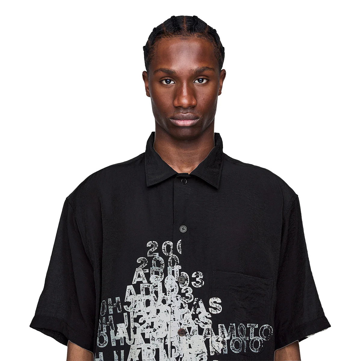Graphic Long Shirt 'Black' - Image 4