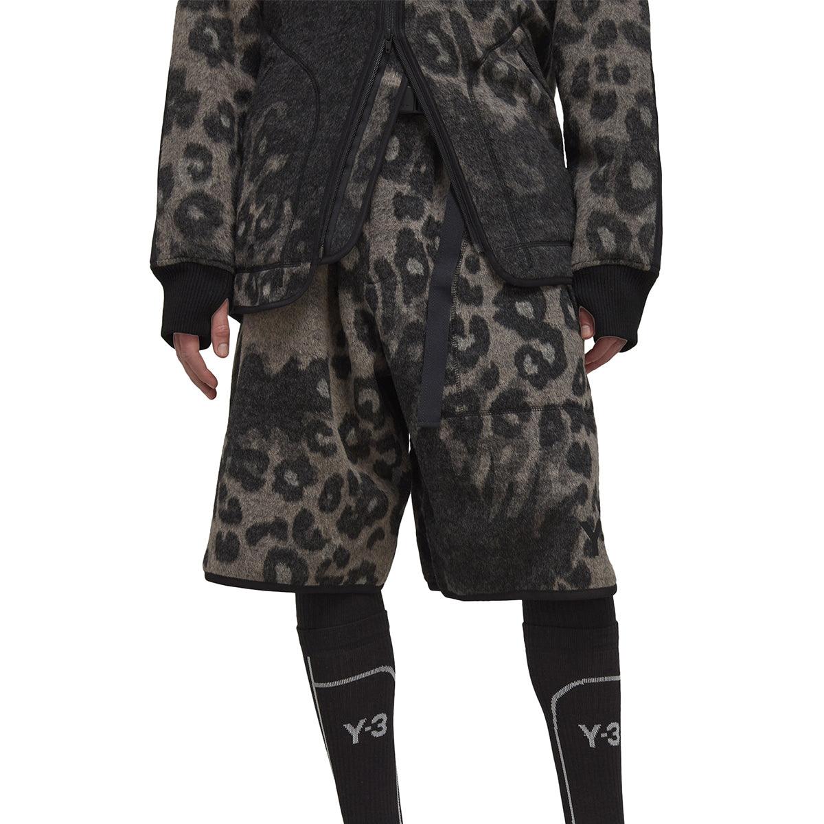 Fleece Football Shorts 'Leopard' - Image 3
