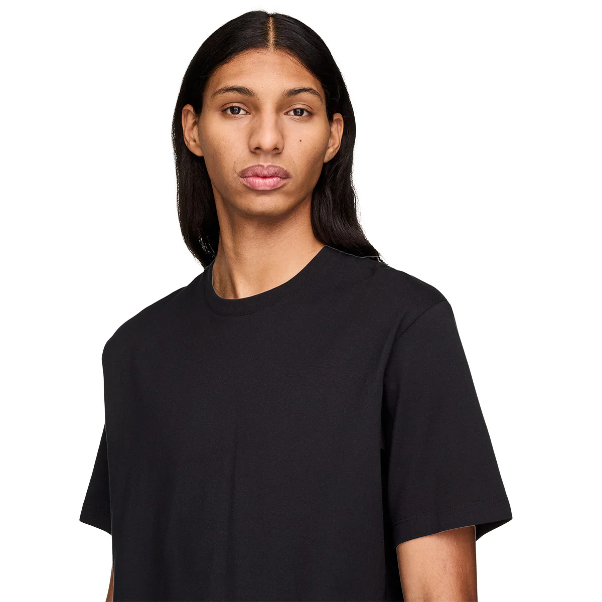 + Mercedes-AMG PETRONAS F1 Team Logo Tee 'Black' - Image 4