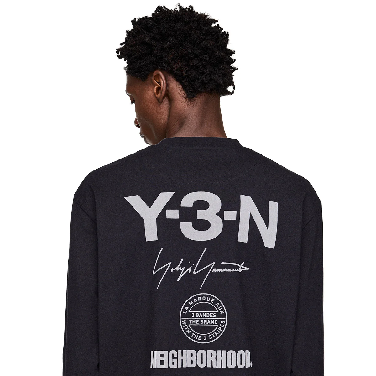 + Neighborhood Logo L/S Tee 'Black' - Image 6