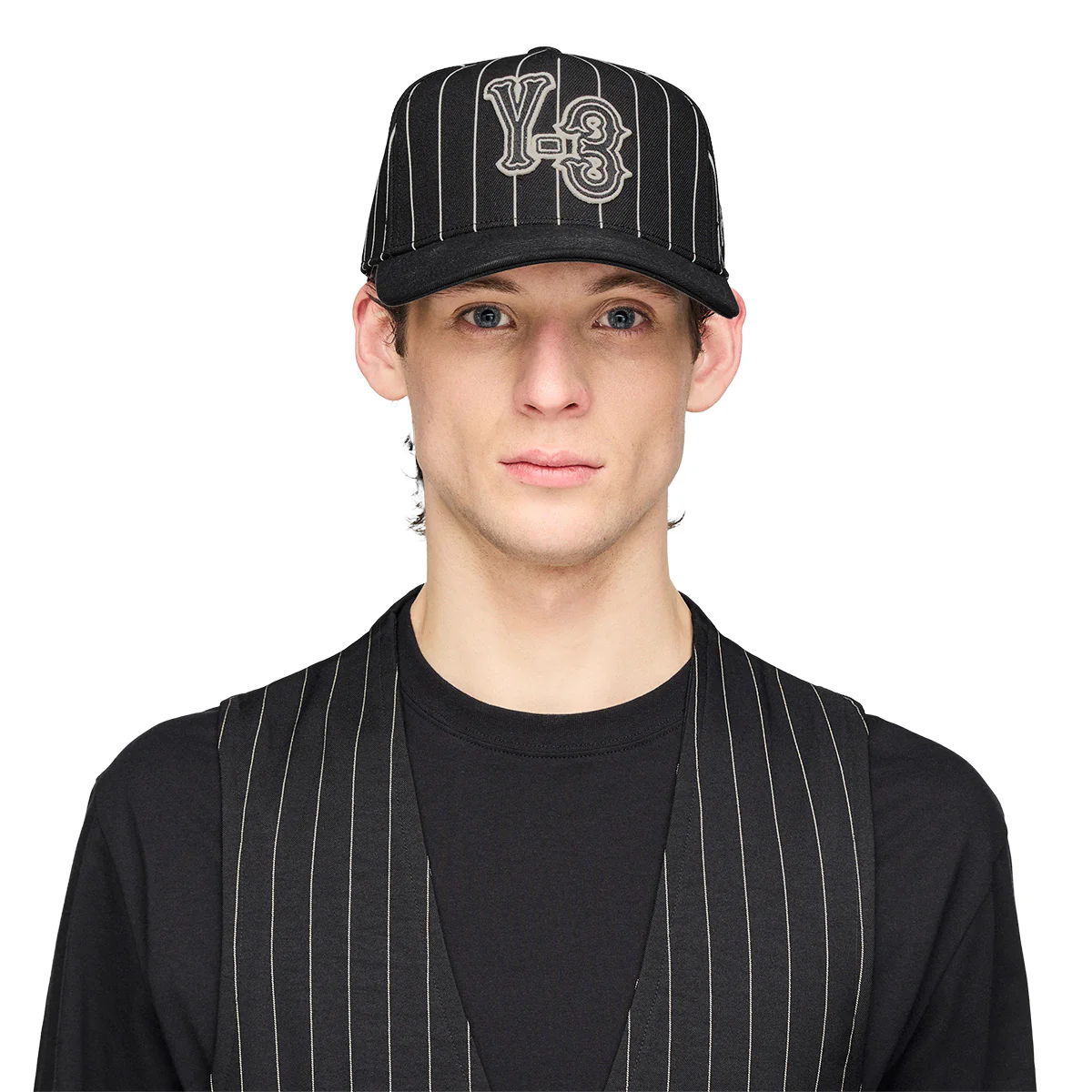 Pinstripe Cap 'Black' - Image 2
