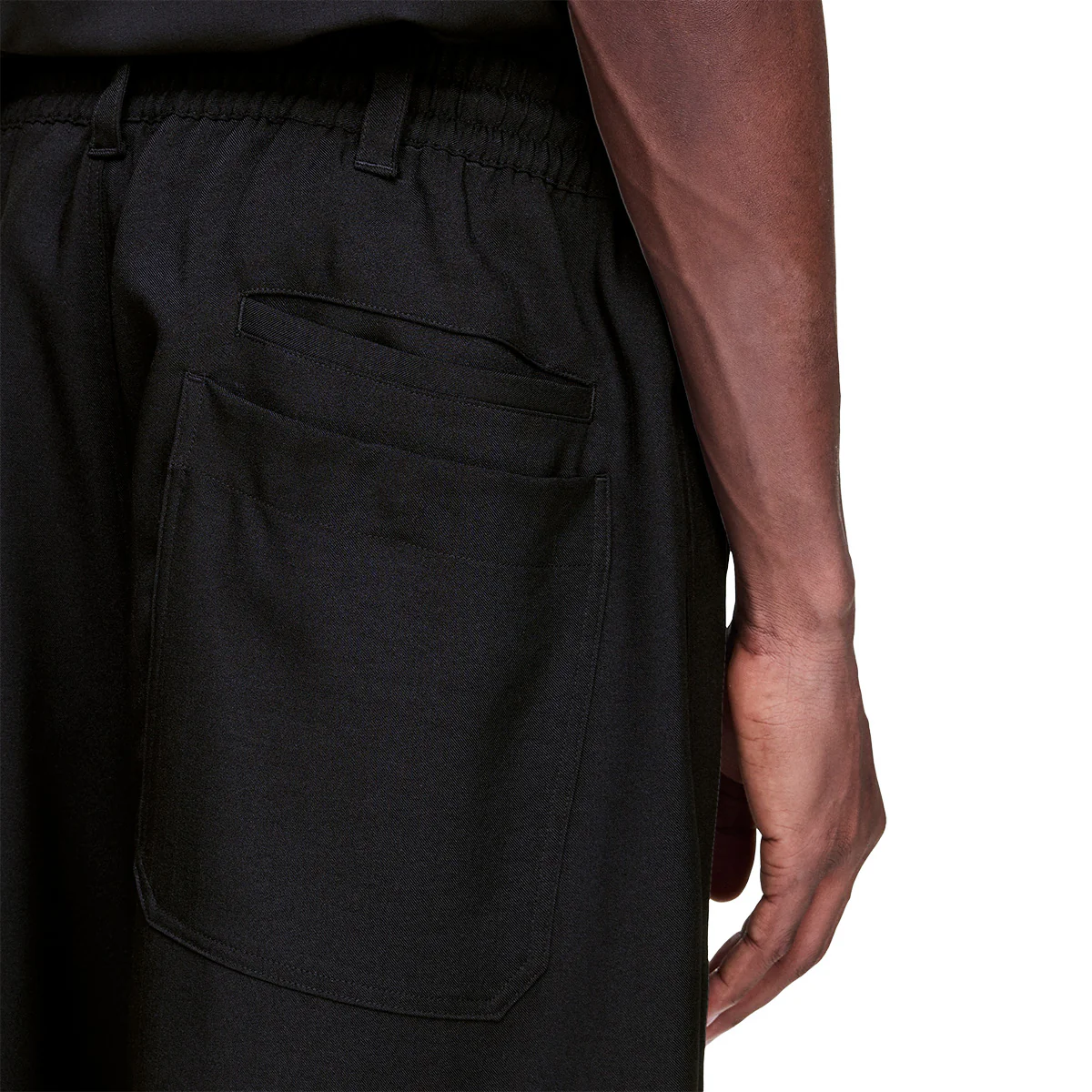 Sport Pleated Uniform Shorts 'Black' - Image 6