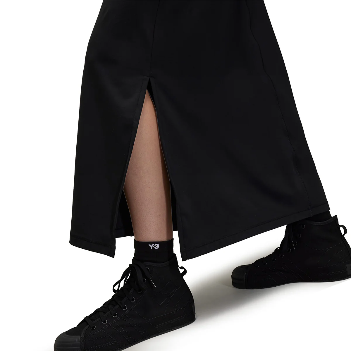 Wmns Fitted Classic Dress 'Black' - Image 6