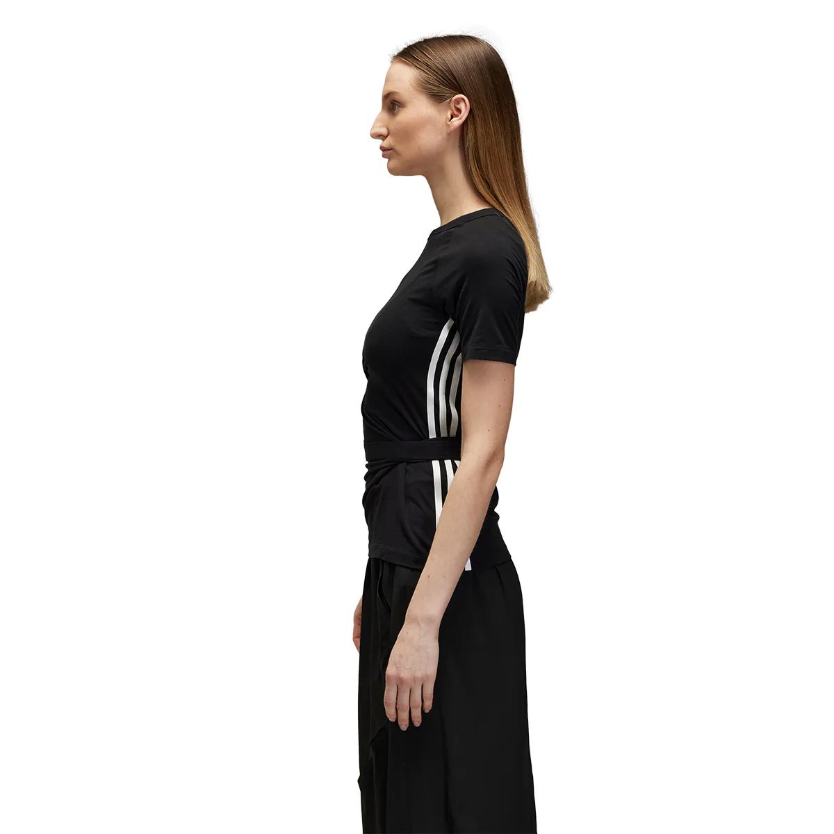 Wmns Tencel Tee 'Black' - Image 5