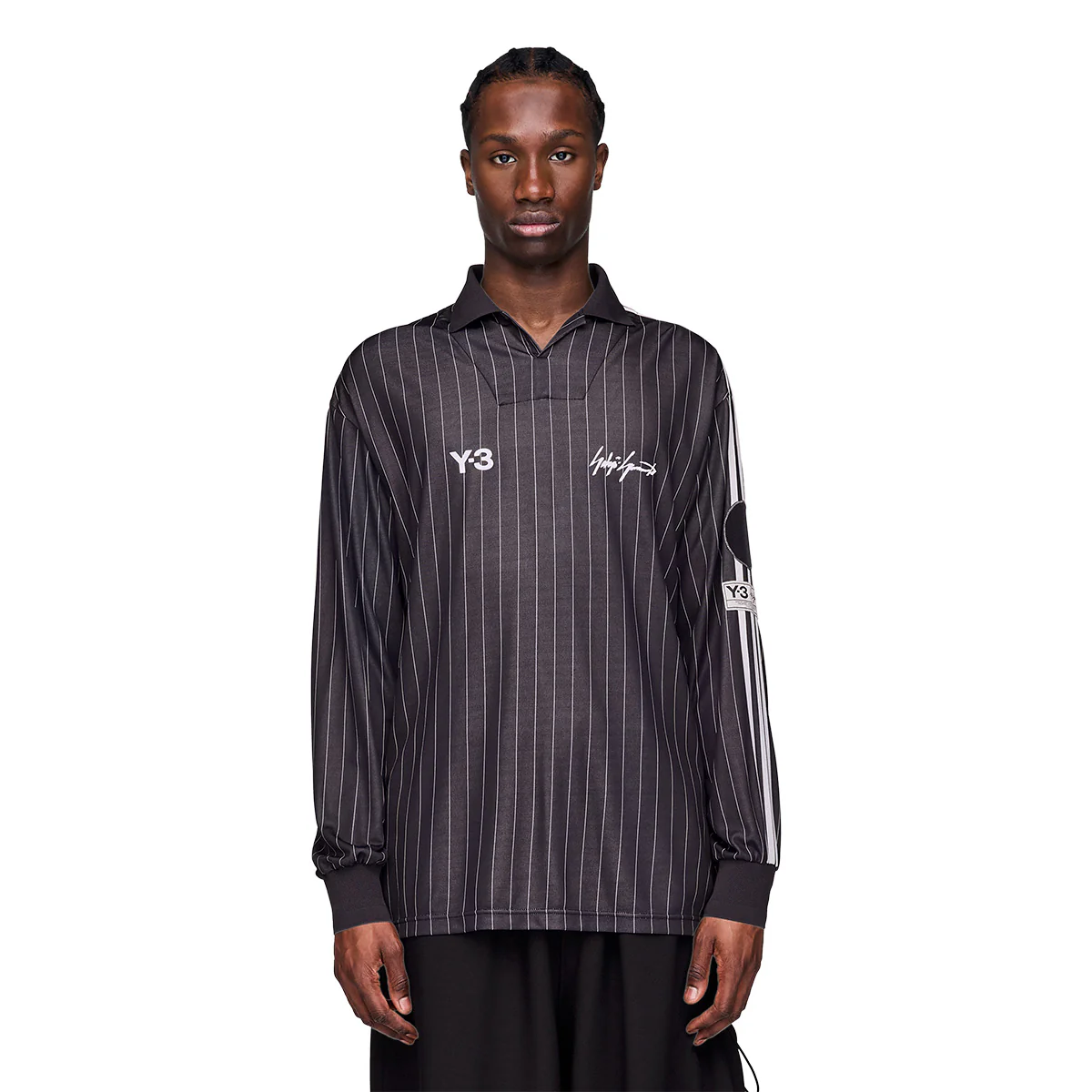 + Zinedine Zidane Football L/S Jersey 'Black' - Image 3