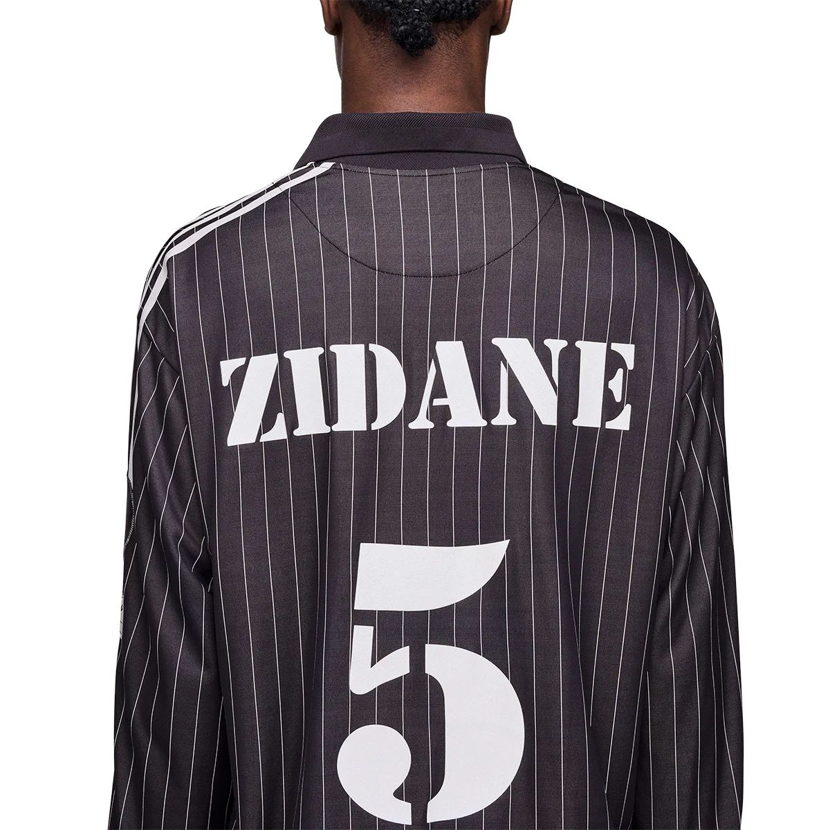 + Zinedine Zidane Football L/S Jersey 'Black' - Image 6